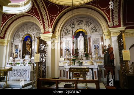 Chiesa di Santa Teresa Carmelitani Scalzi, interni, Dublino, Baile Átha Cliath, Irlanda, Éire, Irland, Írország, Europa Foto Stock