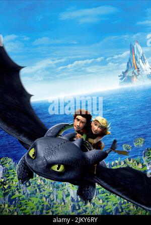 HICCUP e Astrid, come addestrare il vostro drago, 2010 Foto Stock