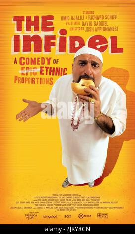 OMID DJALILI POSTER, L'INFEDEL, 2010 Foto Stock