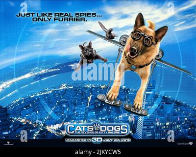 Caterina, POSTER DIGGS, i cani e i gatti: La vendetta di KITTY GALORE 2010 Foto Stock
