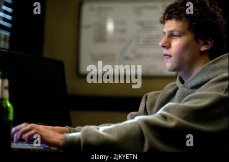 JESSE EISENBERG, la rete sociale, 2010 Foto Stock