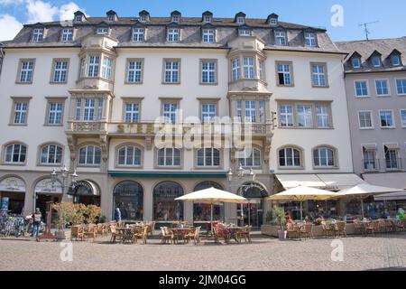 Il famoso hotel chiamato Sternhotel nella citta' di Bonn vicino alla piazza del mercato Foto Stock