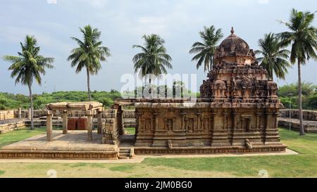 Shri Vinayagar Tempio nei locali di Brihadeshwara Tempio, Gangaikonda Cholapuram, Ariyalur, Tamilnadu, India. Foto Stock