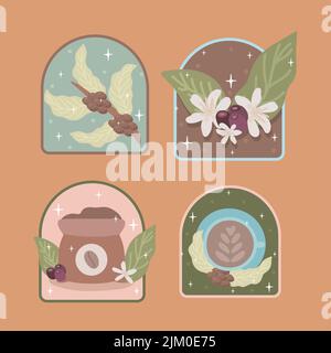 giornata internazionale del caffè Illustrazione Vettoriale