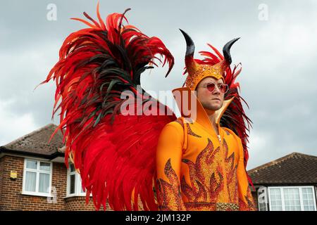 TARON EGERTON in ROCKETMAN (2019), diretto DA DEXTER FLETCHER. Credito: FOTO / Album DI PARAMOUNT Foto Stock