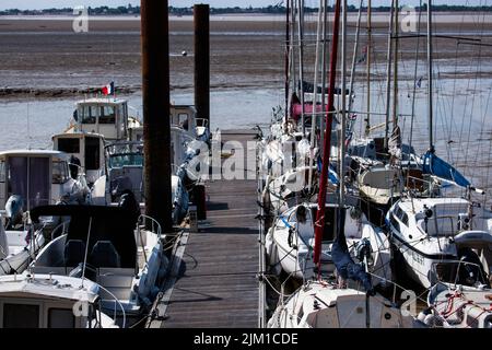 Nel piccolo porto di Fouras Sud, Charente-Maritime, SW France e dintorni Foto Stock