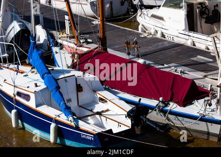 Nel piccolo porto di Fouras Sud, Charente-Maritime, SW France e dintorni Foto Stock