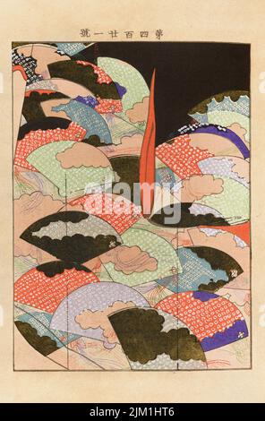 Dalla Serie Yachigusa. Museo: COLLEZIONE PRIVATA. Autore: Ueno Seiko. Foto Stock