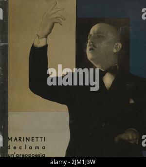 Parole in libertà. Museo: Collezione privata. Autore: EMILIO Filippo Tommaso Marinetti. Foto Stock