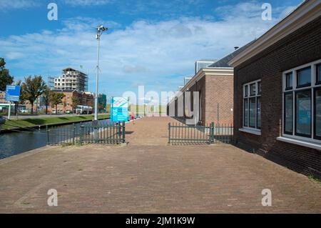 Life Preserver sulla nave Shorpioen presso il complesso Willemsoord di Den Helder Paesi Bassi 23-9-2019 Foto Stock