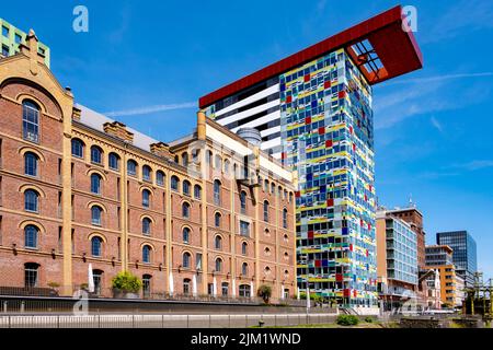 Deutschland, Düsseldorf, Medienhafen Foto Stock