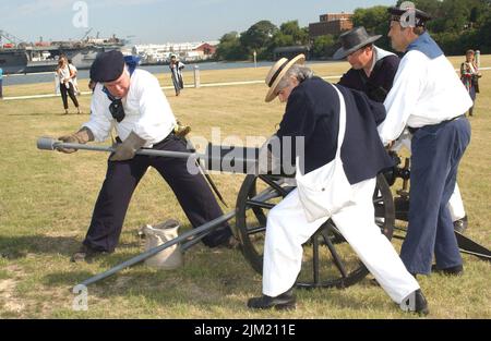 National Oceanic and Atmospheric Administration - TORRETTA HOMECOMING USS MONITOR Foto Stock