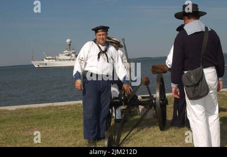 National Oceanic and Atmospheric Administration - TORRETTA HOMECOMING USS MONITOR Foto Stock
