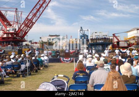 National Oceanic and Atmospheric Administration - TORRETTA HOMECOMING USS MONITOR Foto Stock