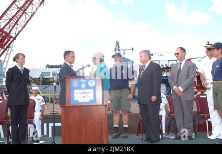 National Oceanic and Atmospheric Administration - TORRETTA HOMECOMING USS MONITOR Foto Stock