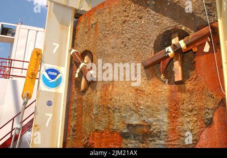 National Oceanic and Atmospheric Administration - TORRETTA HOMECOMING USS MONITOR Foto Stock