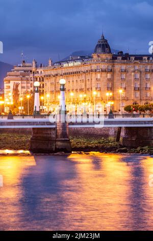 Hotel Maria Cristina, a Luxury Collection Hotel, San Sebastian Paesi Baschi Spagna del Nord Europa Foto Stock