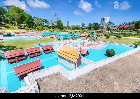 Pattaya, Thailandia - 3 Giugno 2017: Mini parco Siam a Pattaya Thailandia. Foto Stock