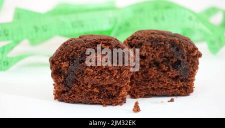 mini cioccolato brownie cupcake.sweet food concetto. Foto Stock