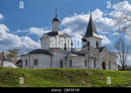 Chiesa della resurrezione nella città di Tarusa, nella regione di Kaluga, in Russia. Foto Stock