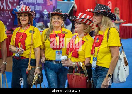 Dallas, Texas, Stati Uniti. 12th Nov 2020. Il CPAC Texas del 2022, la Conferenza d'azione politica conservatrice, ha ospitato all'Hilton Anatole a Dallas, Texas. (Credit Image: © Chris Rusanowsky/ZUMA Press Wire) Foto Stock