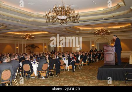 Ufficio del Segretario - SEGRETARIO DONALD EVANS WORLD AFFAIRS COUNCIL PRESENTAZIONE Foto Stock