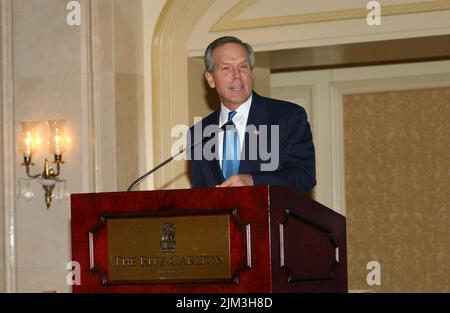 Ufficio del Segretario - SEGRETARIO DONALD EVANS WORLD AFFAIRS COUNCIL PRESENTAZIONE Foto Stock