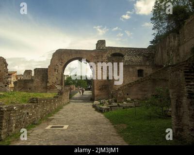 All'interno del Foro romano Roma i Foto Stock