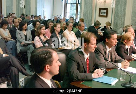 Ufficio del Segretario - AUDIZIONI DI CONFERMA PER BEN WU E BRETT PALMER Foto Stock