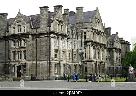 Edificio dei laureati in memoria, Trinity College, Coláiste na Tríonóide, Dublino, Baile Átha Cliath, Irlanda, Éire, Irland, Írország, Europa Foto Stock