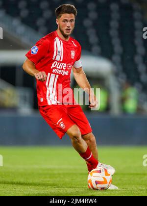 BELGRADO, SERBIA - 4 AGOSTO: Ricky van Wolfswinkel (c) del FC Twente durante la terza partita di qualificazione della UEFA Europa Conference League tra FK Cukaricki e FC Twente allo Stadion FK Partizan il 4 agosto 2022 a Belgrado, Serbia (Foto di Nicola Krstic/Orange Pictures) Foto Stock