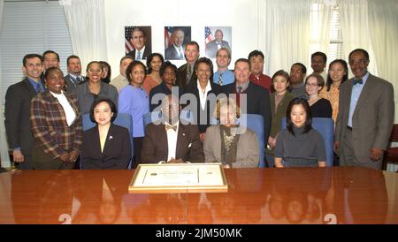 Minority Business Development Agency - Foto di gruppo da Gold Medal Awards Foto Stock