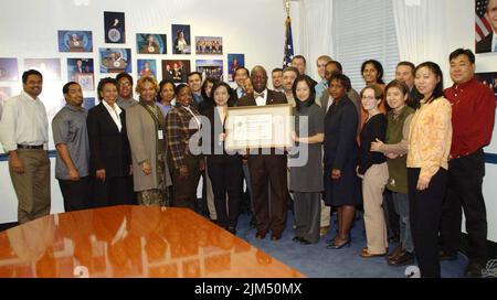 Minority Business Development Agency - Foto di gruppo da Gold Medal Awards Foto Stock