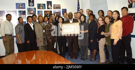 Minority Business Development Agency - Foto di gruppo da Gold Medal Awards Foto Stock