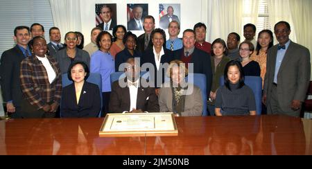 Minority Business Development Agency - Foto di gruppo da Gold Medal Awards Foto Stock