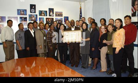 Minority Business Development Agency - Foto di gruppo da Gold Medal Awards Foto Stock