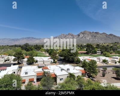 Il monte Lemmon, il punto più alto delle montagne di Santa Catalina, situato a Tucson, Arizona Foto Stock