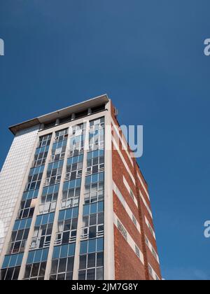 Anversa, Belgio, 24 luglio 2022, frammento di un edificio di appartamenti nella città di Anversa