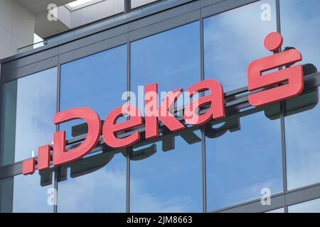 Deka Bank, Lyoner Straße, Lyoner Quartier, Niederrad, Francoforte sul meno, Hessen, Germania Foto Stock
