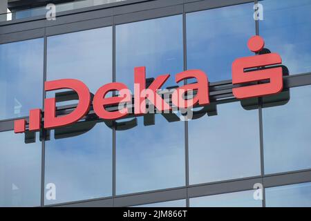 Deka Bank, Lyoner Straße, Lyoner Quartier, Niederrad, Francoforte sul meno, Hessen, Germania Foto Stock
