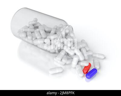 Le capsule di medicina Foto Stock