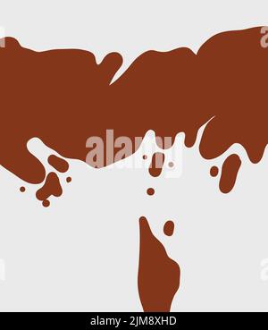 Disegno a mano astratto vettore grafico clipart illustrazione boho bull pelle texture composition.Wild Western design.Bohemian selvaggio West arte contemporanea Illustrazione Vettoriale