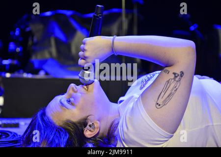 Roma, Italia. 04th ago 2022. Casadilego durante il Casadilego Tour 2022, 4th agosto 2022, al Roma Summer Festival 2022, Auditorium Parco della Musica, Roma, Italia Credit: Agenzia fotografica indipendente/Alamy Live News Foto Stock