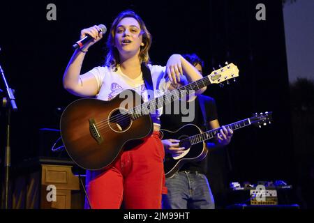 Roma, Italia. 04th ago 2022. Casadilego durante il Casadilego Tour 2022, 4th agosto 2022, al Roma Summer Festival 2022, Auditorium Parco della Musica, Roma, Italia Credit: Agenzia fotografica indipendente/Alamy Live News Foto Stock