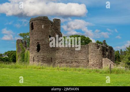 Grosmont Castle, Grosmont, Monmouthshire, Galles Foto Stock