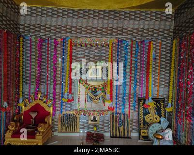 Un bellissimo Shot di Nag Deva Tempio in Gujarat India. Zezra, Viramgam, Ahemdabad, Gujarat Foto Stock