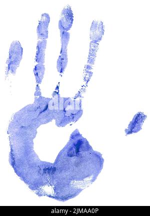 Handprint Foto Stock
