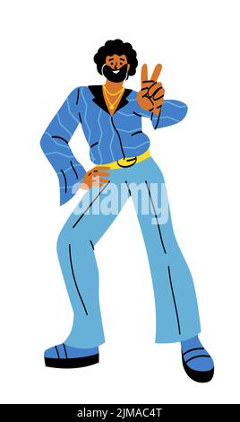 Persona da 80s Illustrazione Vettoriale