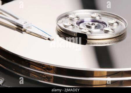 Smontate il computer il disco rigido (HDD) Contesto Foto Stock
