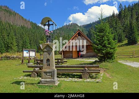 Sulla compensazione di Huciska, Tatra Occidentale, Polonia. Foto Stock